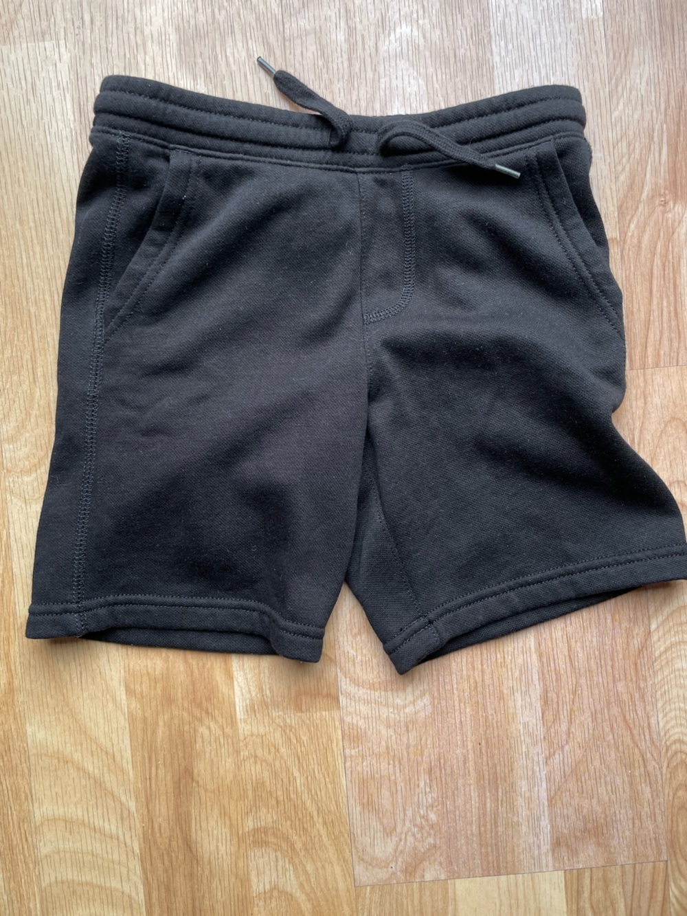 NWOT Boys 6-7 Black Drawstring Sweat Shorts